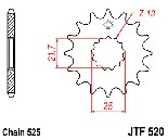 etzov koleko 16 zub. Vrobce JT. JTF520.16 JT